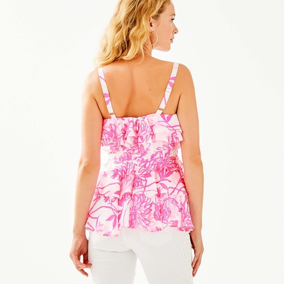 Lilly Pulitzer olive top size 12 - Picture 3 of 4